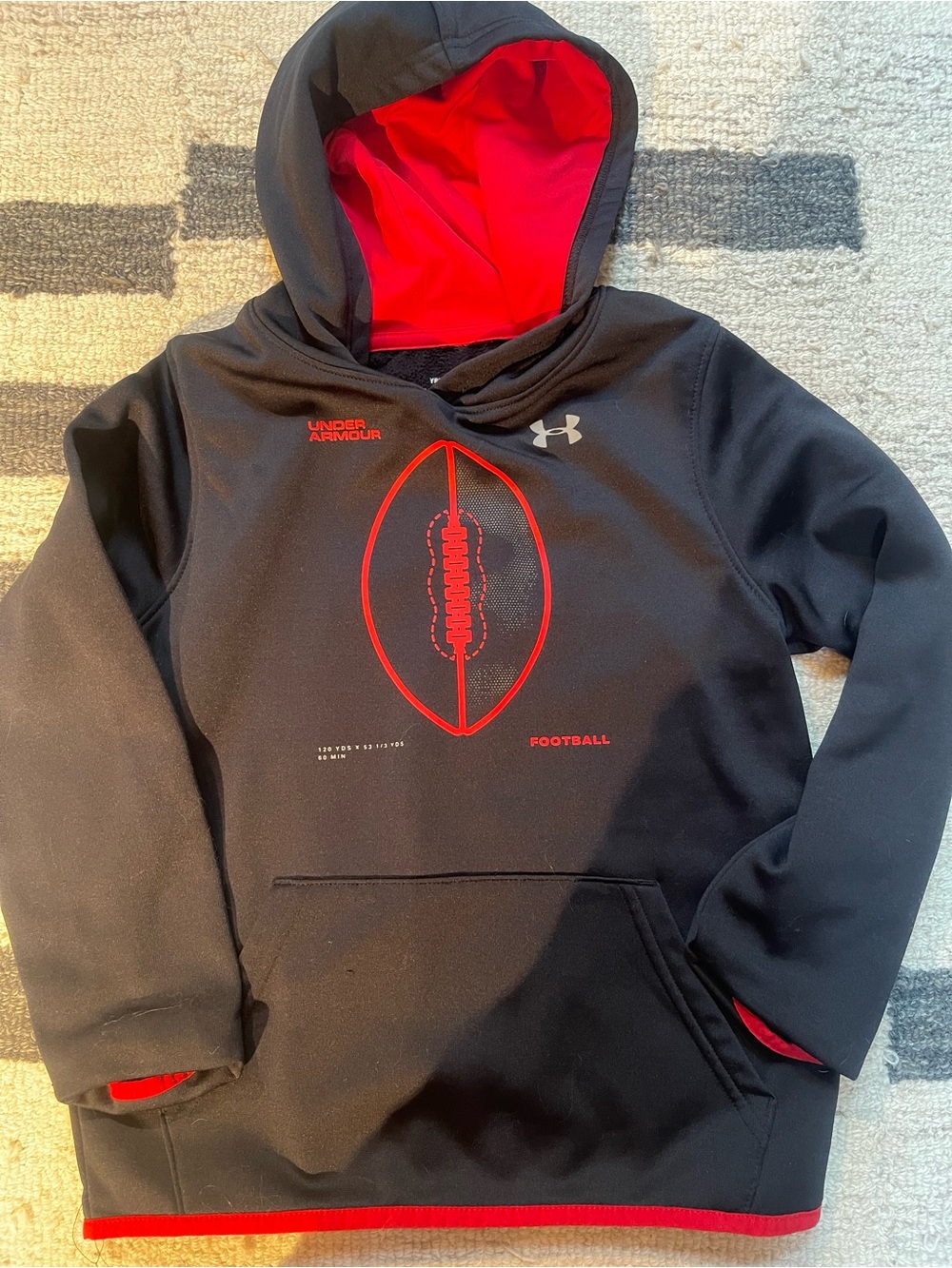 Boys Under Armour Football Fleece Hoodie